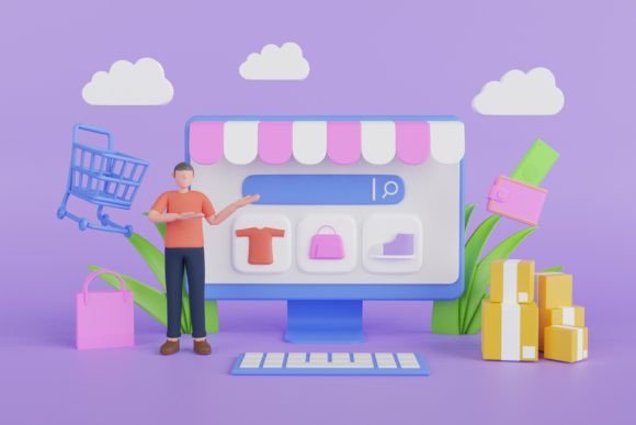 3D Online Shopping Web Search Concept: A New Era in E-Commerce Engagement