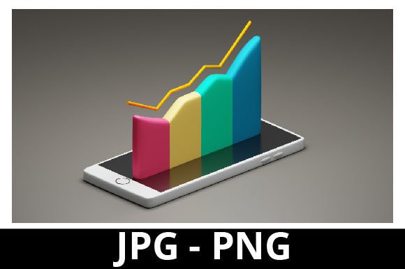 3D Rendered Infographics on a Smartphone: Visualizing Data in the Palm of Your Hand
