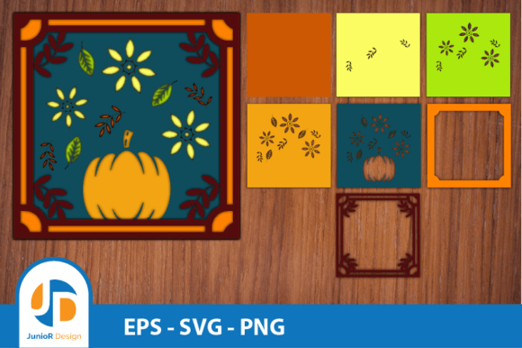 3D Shadow Box Pumpkin and Flower SVG: A Creative Way to Add Depth and Charm