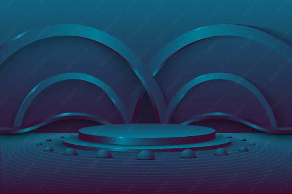 Abstract 3D Studio Gradient Colour Tech: Elevating Design with Modern Geometric Art