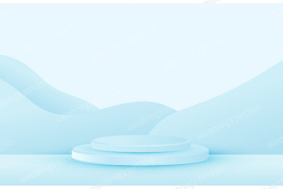 Abstract Gradient Blue Pastel: A Modern Design Solution