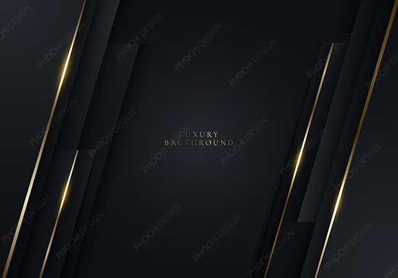 Black Stripes and Golden Line Background: A Guide to Modern Luxury Banner Design