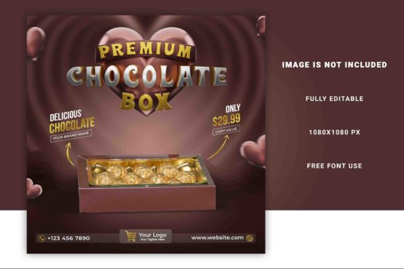 Chocolate Box 3D Social Media Post: A Creative Tool for Modern Digital Marketing