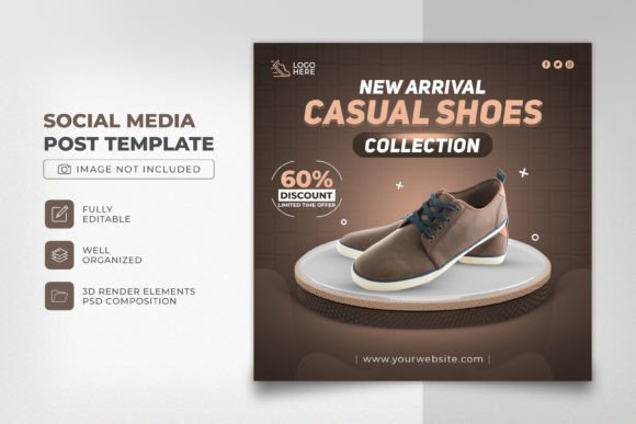 How to Use a Casual Shoe Collection Social Media Post in Your Marketing Workflow